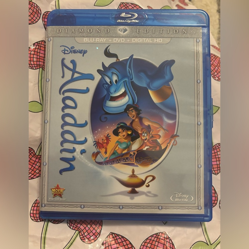 DISNEY'S ALADDIN BLU-RAY DVD DIAMOND EDITION